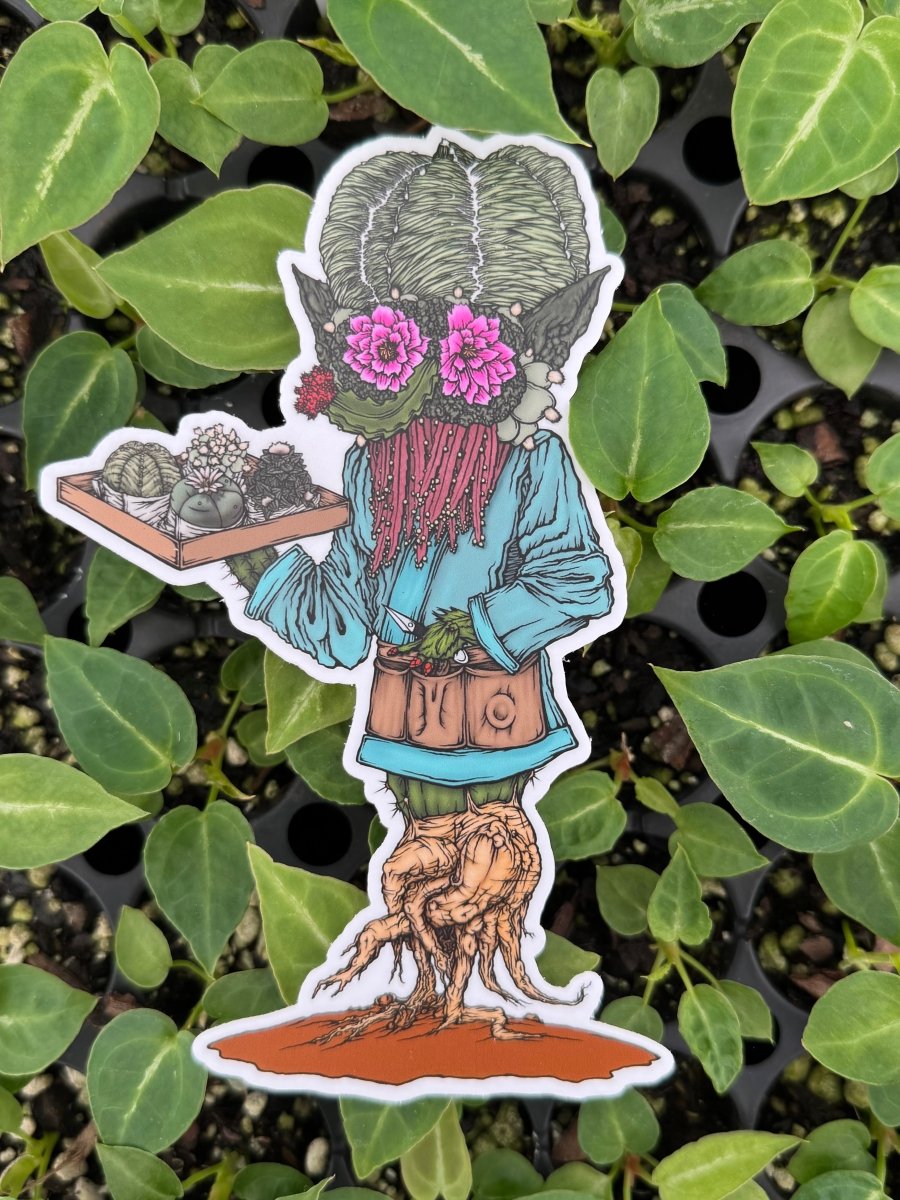 Cactus Maniac Official Sticker (add - on only) - Nice Plants Good Pots