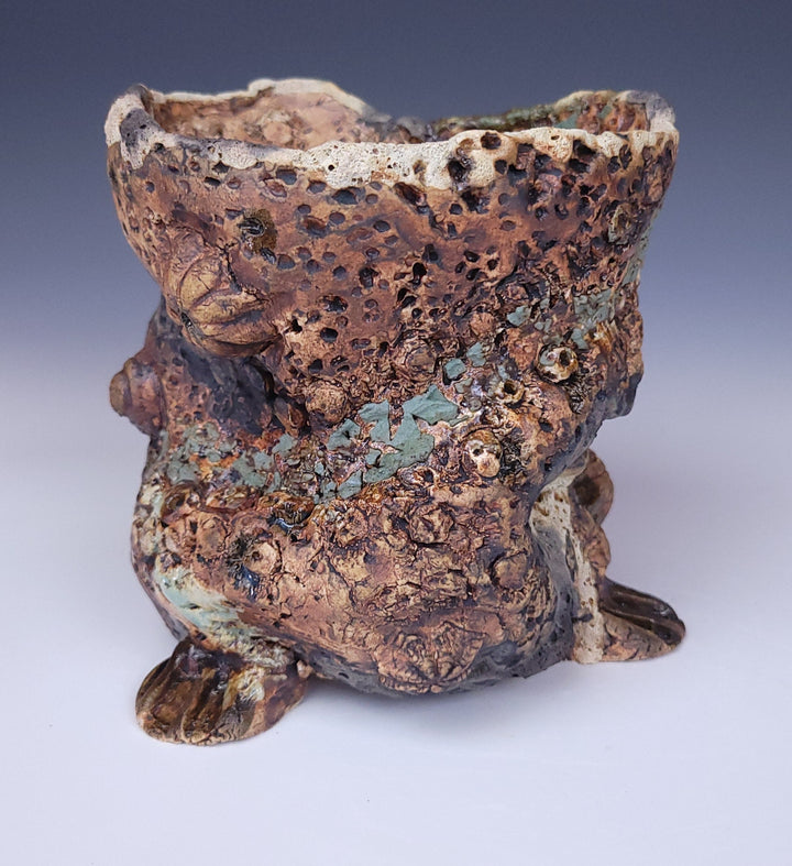 Hand Built Ceramic Pot. #P3